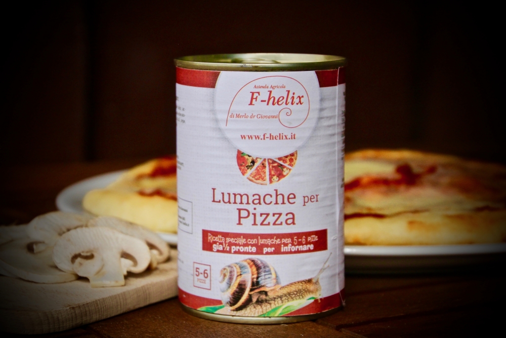 Lumache per pizza gr 420 in lattina a norma. - Azienda Agricola F-helix
